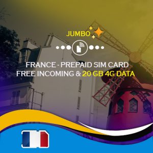 France sim card plan 20gb data